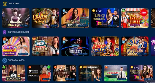 Cassino ao vivo Mostbet: estética e funcionalidade